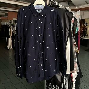 Tommy Hilfiger long sleeve, collared, button up shirt. XXL